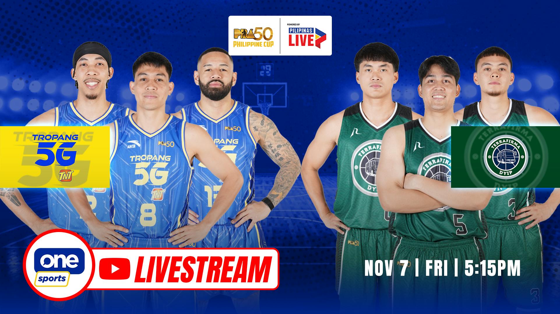 PBA LIVESTREAM | TNT Tropang 5G vs Terrafirma Dyip | Season 50 Philippine Cup